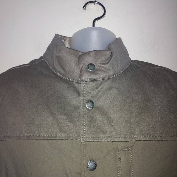 RedHead Brand Men's Vest Large Cotton Quilted Outdoors Buttons Casual Brown - Picture 2 of 8